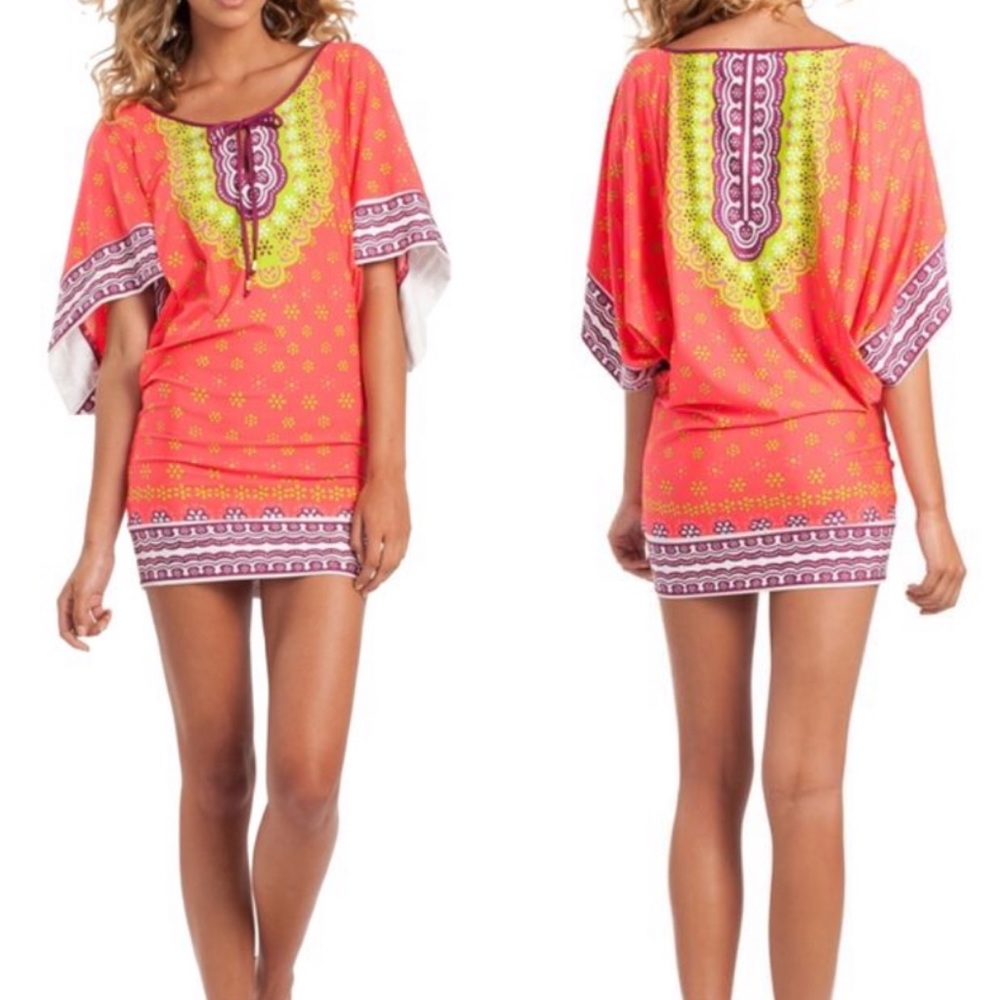 Trina Turk Seychelles Tunic Swimsuit Cover Up